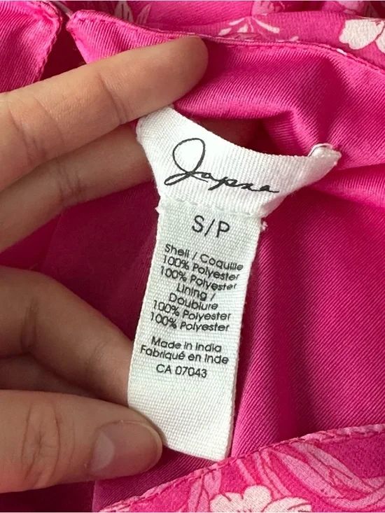 Japna Hot Pink Floral Wrap Dress Cottage - Picture 5 of 7